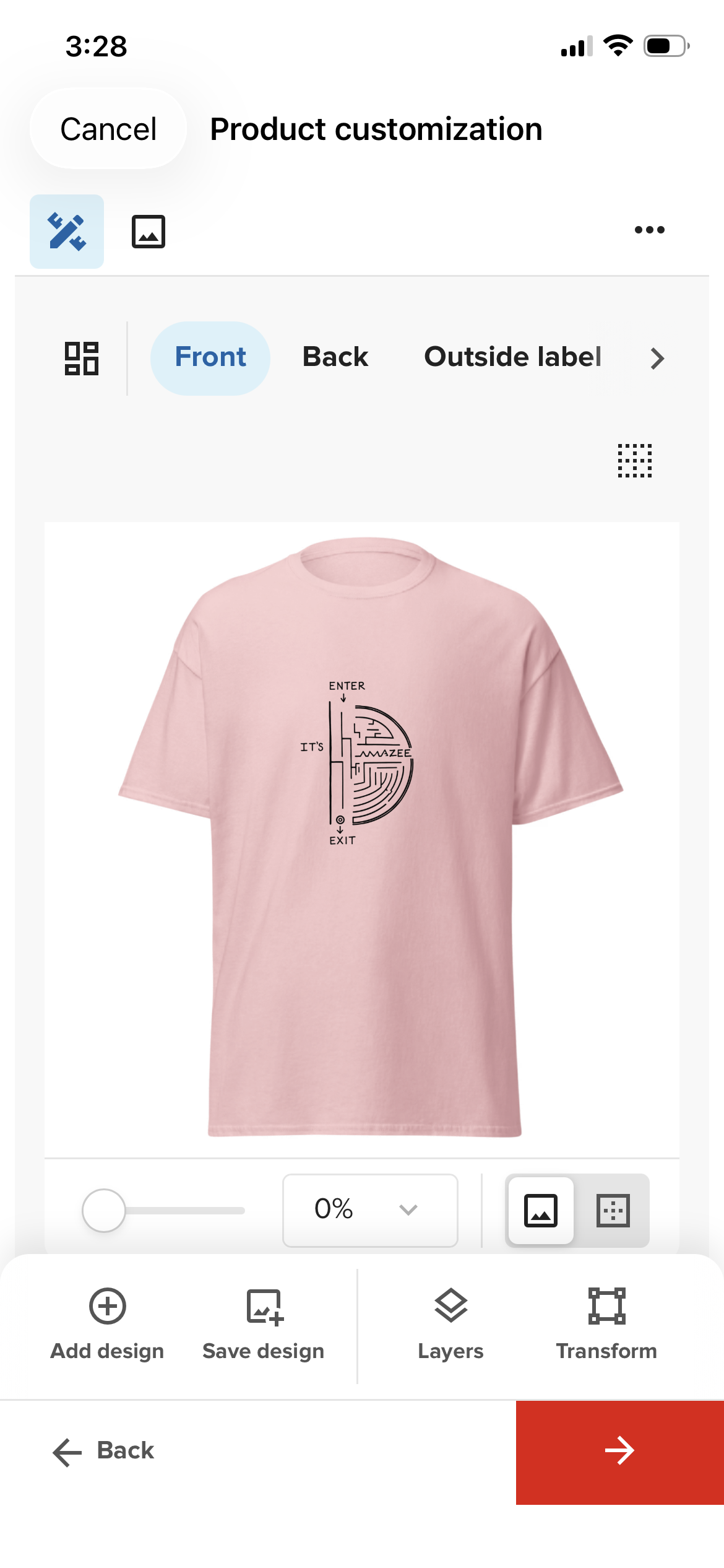 ITS AMAZE TEE SHIRT PINK