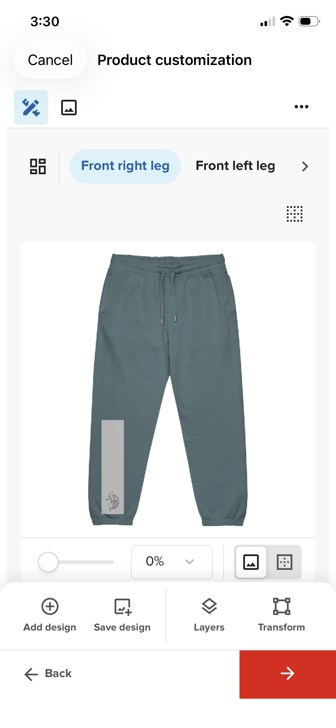 ITS AMAZE SWEAT PANTS BLUE/GREY