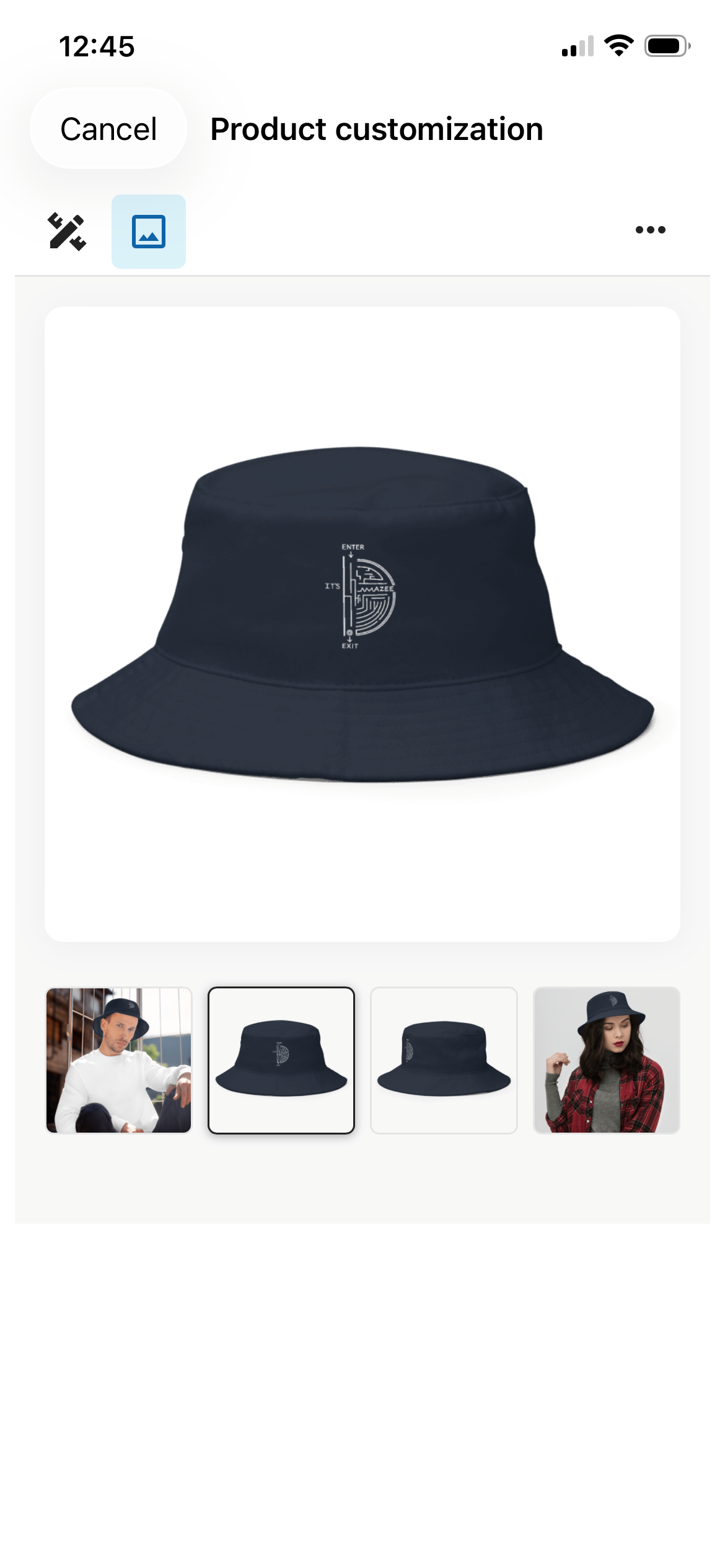 ITS AMAZE BUCKET HAT BLUE