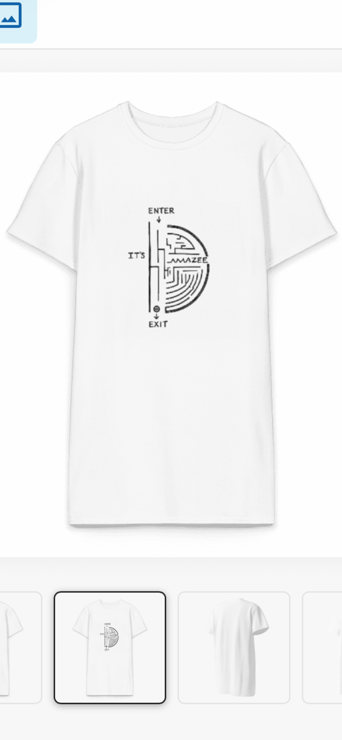 ITS AMAZE WHITE TEE DRESS