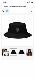 BUCKET HAT BLACK