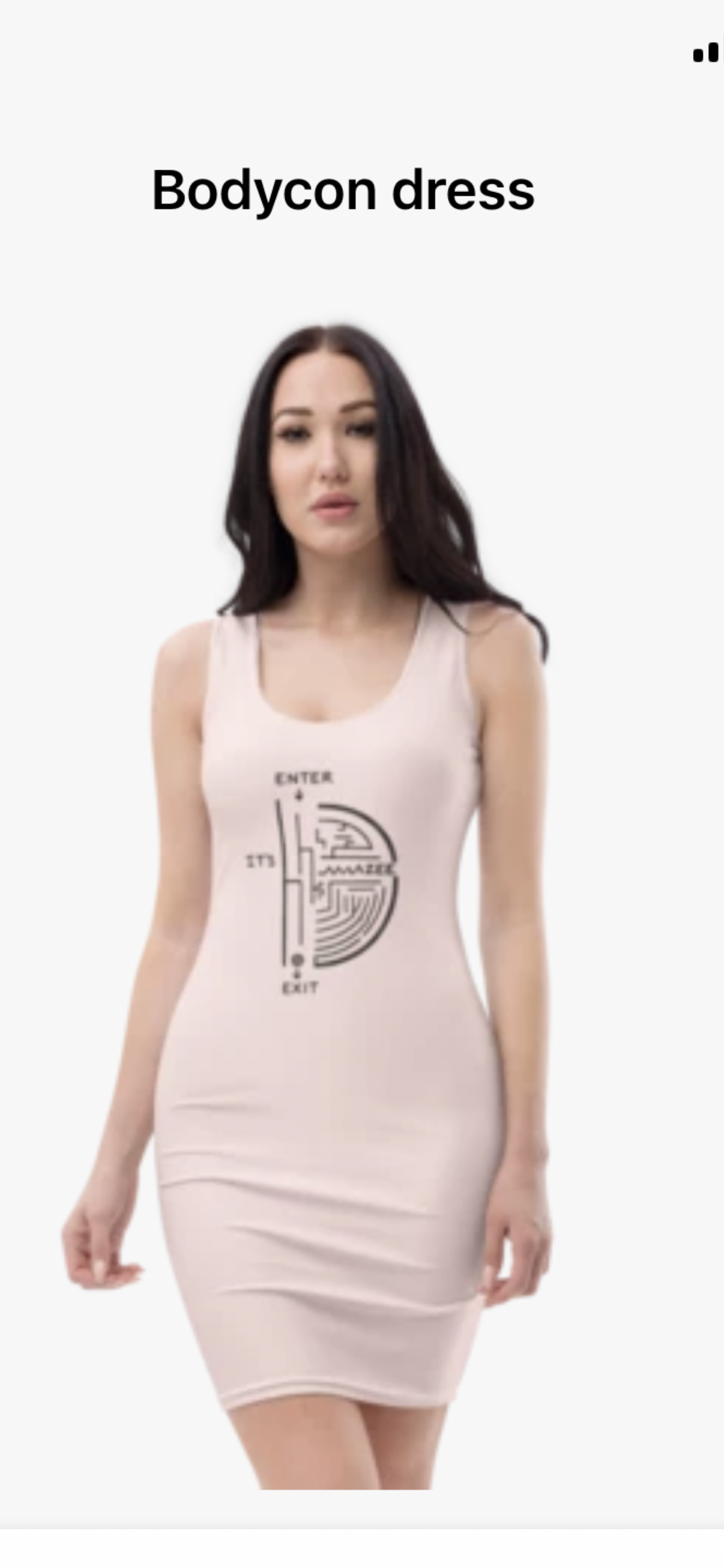 ITS AMAZE BODYCON DRESS LIGHT PINK