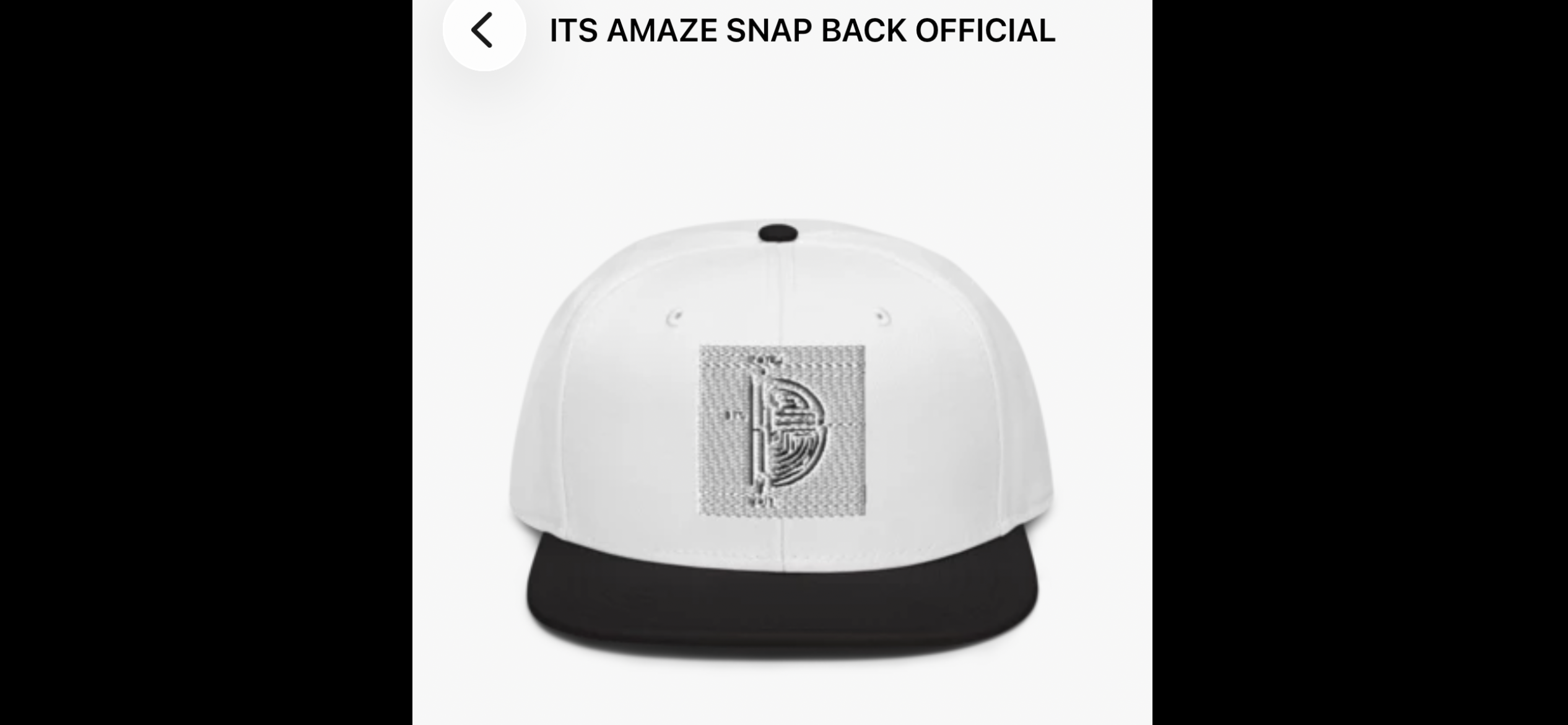 ITS AMAZE SNAP BACK OFFICIAL