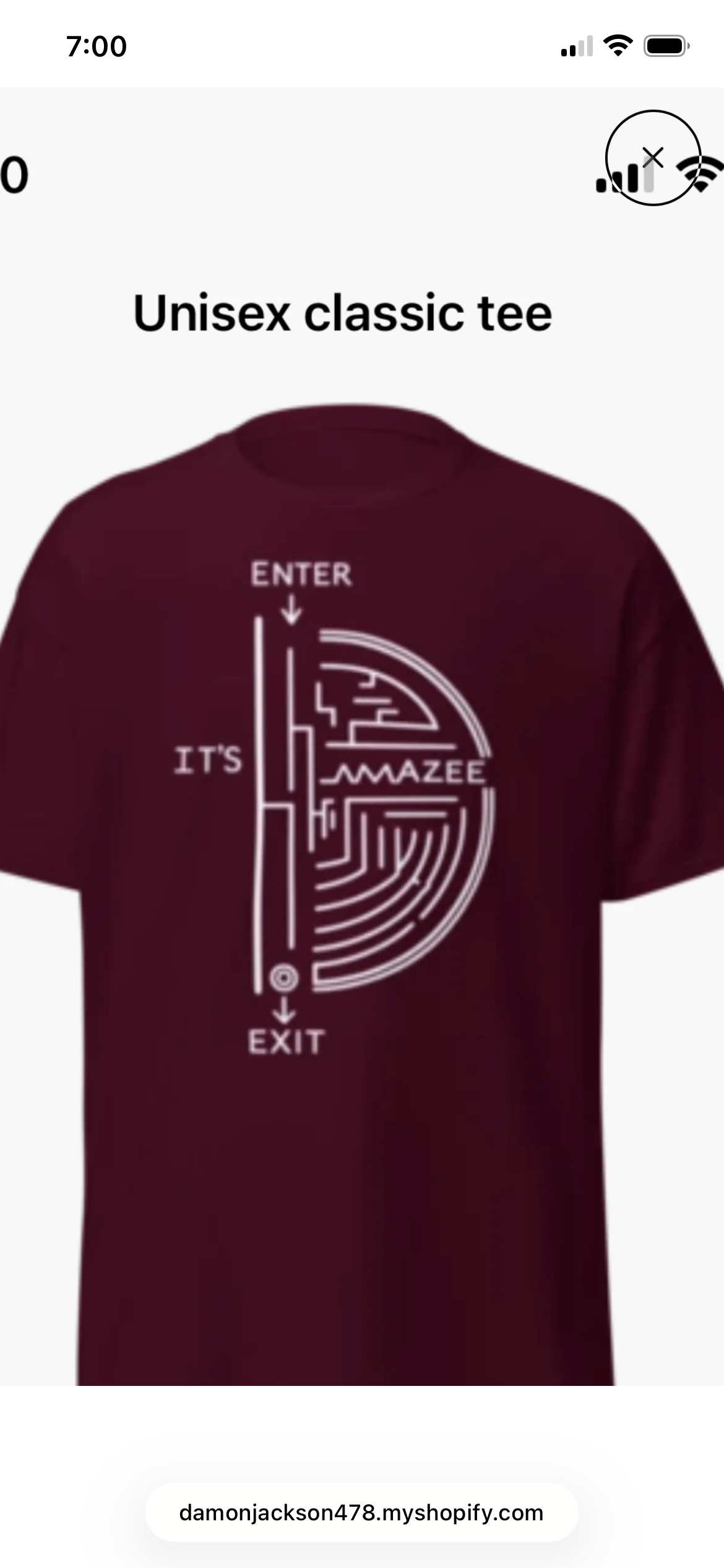 ITS AMAZE TEE SHIRT