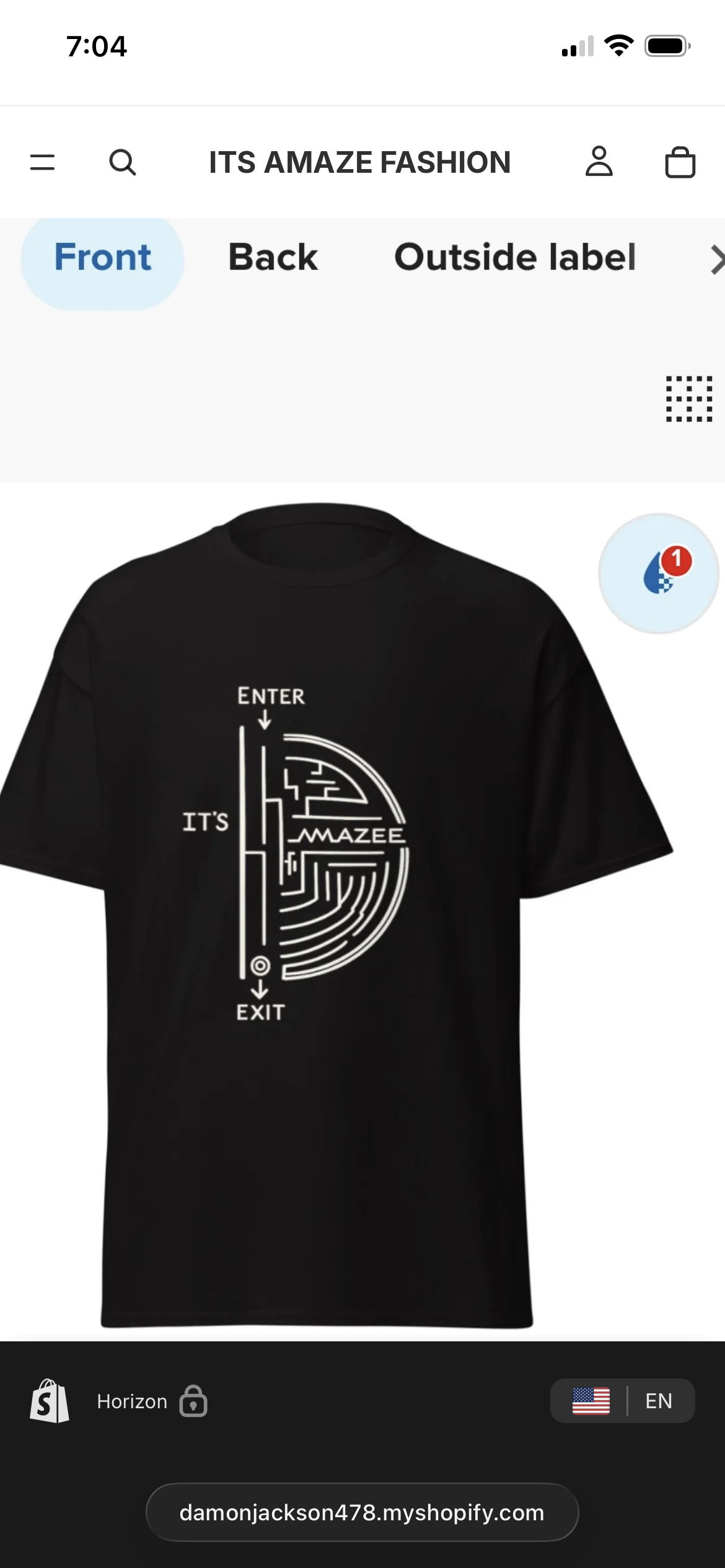 ITS AMAZE TEE SHIRT