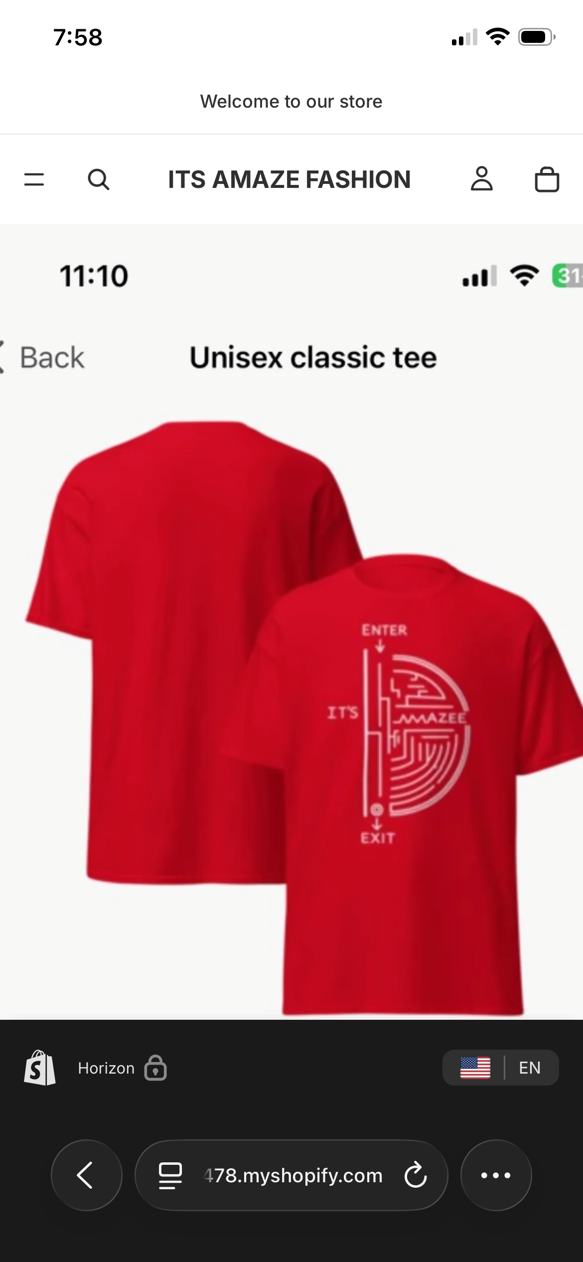 ITS AMAZE TEE SHIRT